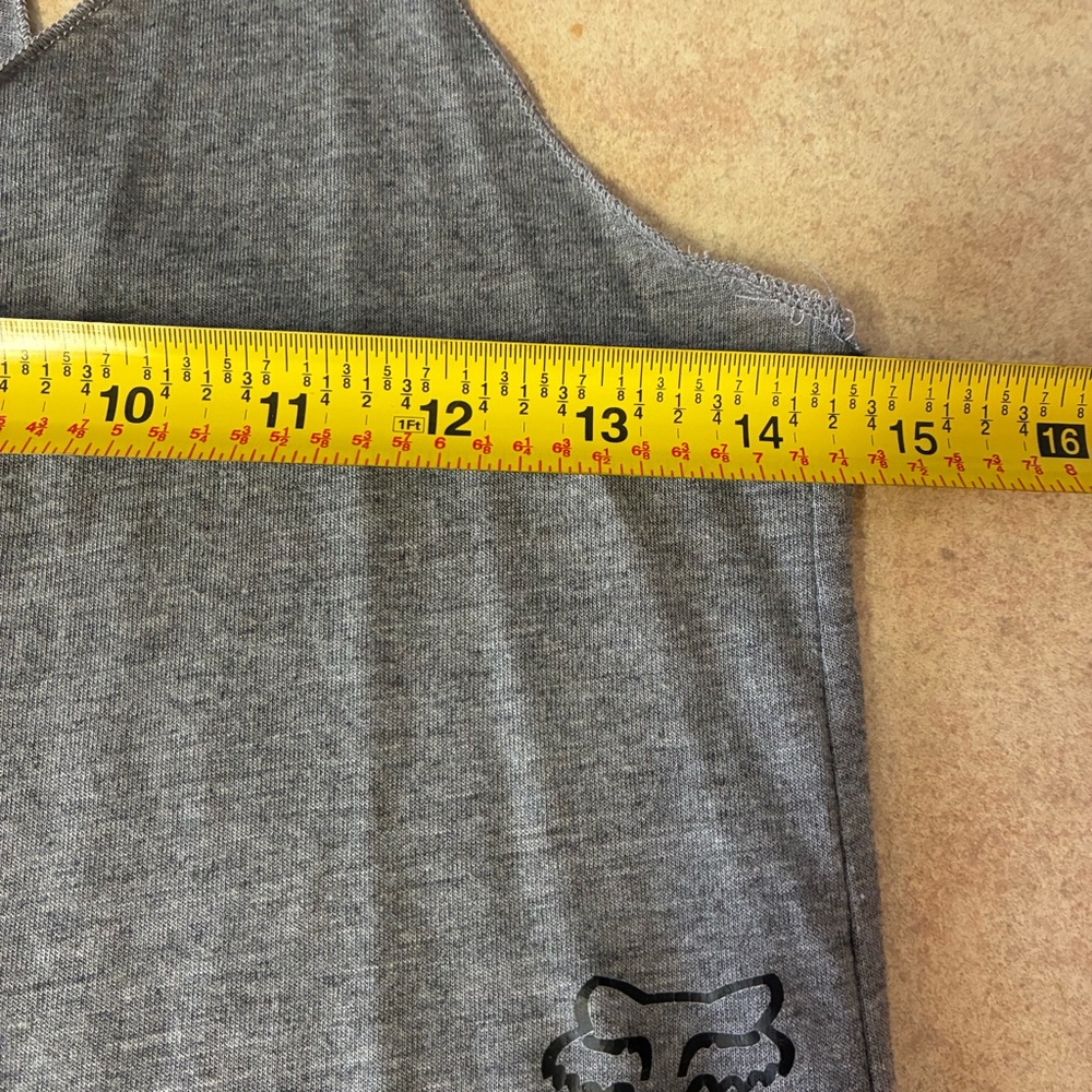 Fox Racing Grey Racerback Tank Top Size XS - Picture 8 of 10